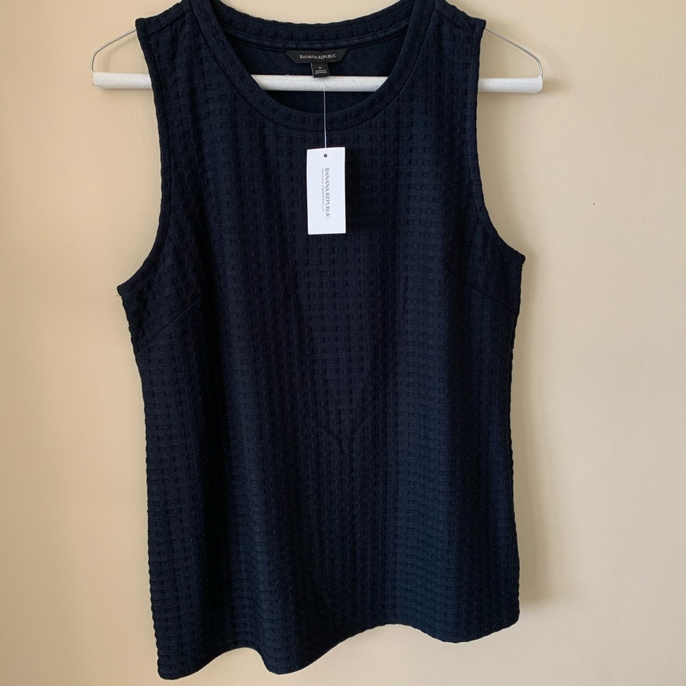 NWT Navy Banana Republic Knit Tank